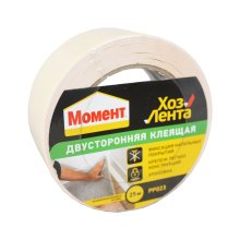 Лента ХозЛента Момент двухсторонняя, 25 м.