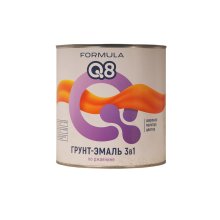 Грунт-эмаль по ржавчине 3в1 1,9 кг. вишневая FORMULA Q8