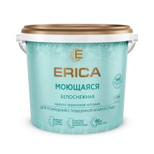 Краска водоэмульсионная моющаяся  13кг ВД-АК белоснежная мат ERICA