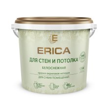 Краска водоэмульсионная интерьерная 13кг ВД-АК белоснежная мат ERICA