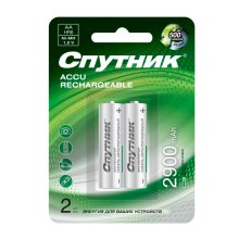 Аккумулятор Ni-MH HR6 2900 mAh Спутник (2 шт.)